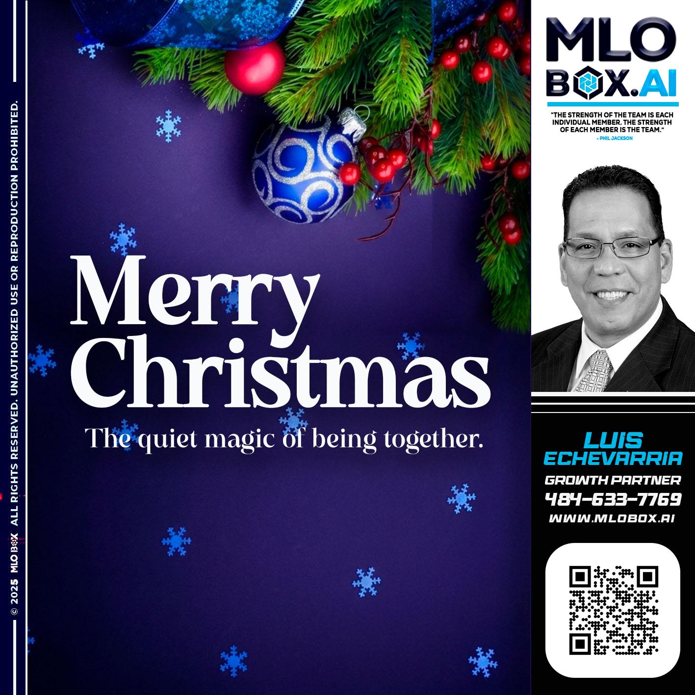 merry christmas - Luis Echevarria -Broker/Senior Mortgage Advisor