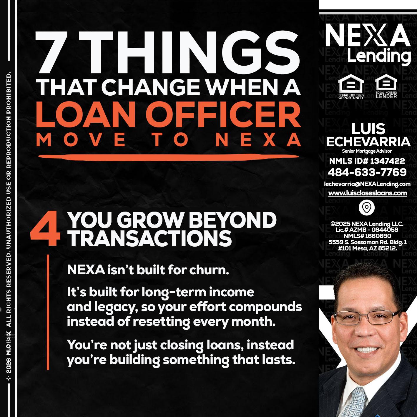 7 THINGS (4) - Luis Echevarria -Broker/Senior Mortgage Advisor