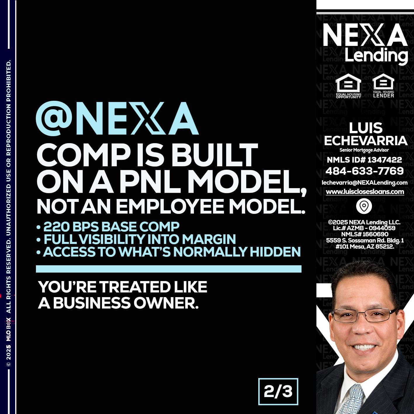 2 OF 3 - Luis Echevarria -Broker/Senior Mortgage Advisor