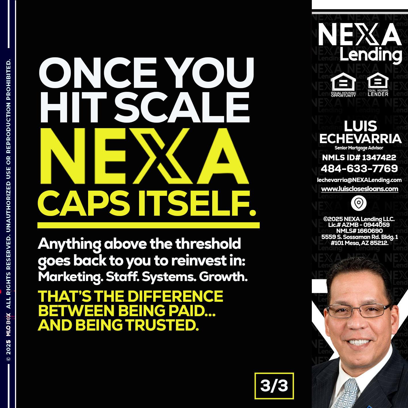 3 OF 3 - Luis Echevarria -Broker/Senior Mortgage Advisor