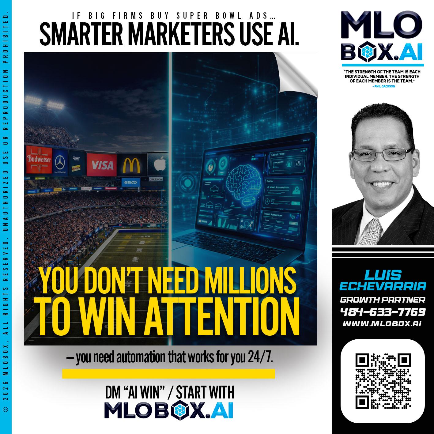 you don't need - Luis Echevarria -Broker/Senior Mortgage Advisor