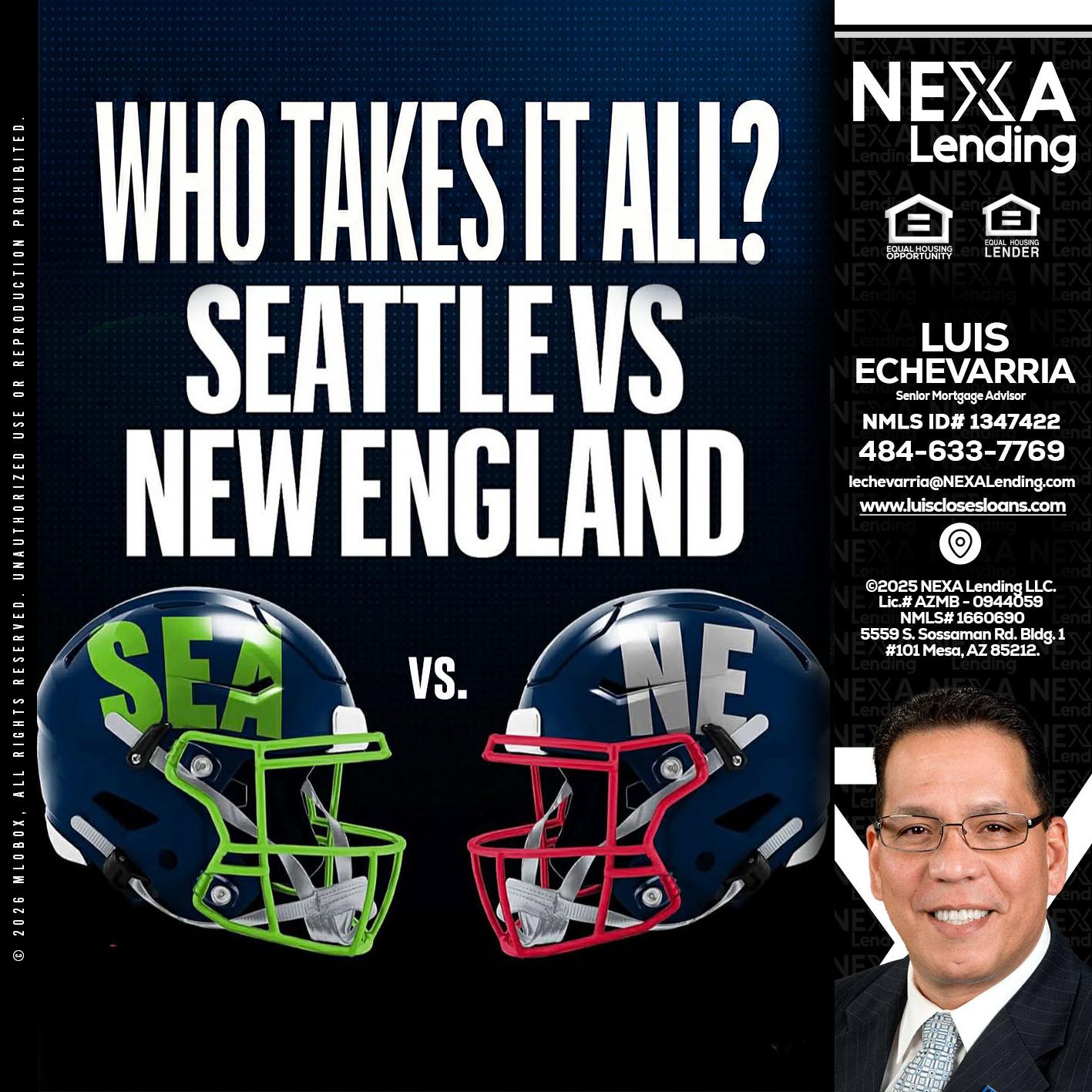 WHO TAKE IT ALL? - Luis Echevarria -Broker/Senior Mortgage Advisor