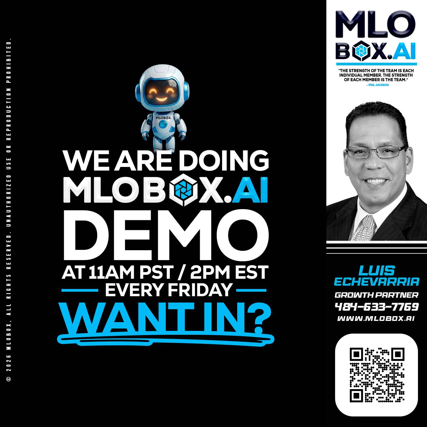 WE ARE DOING - Luis Echevarria -Broker/Senior Mortgage Advisor