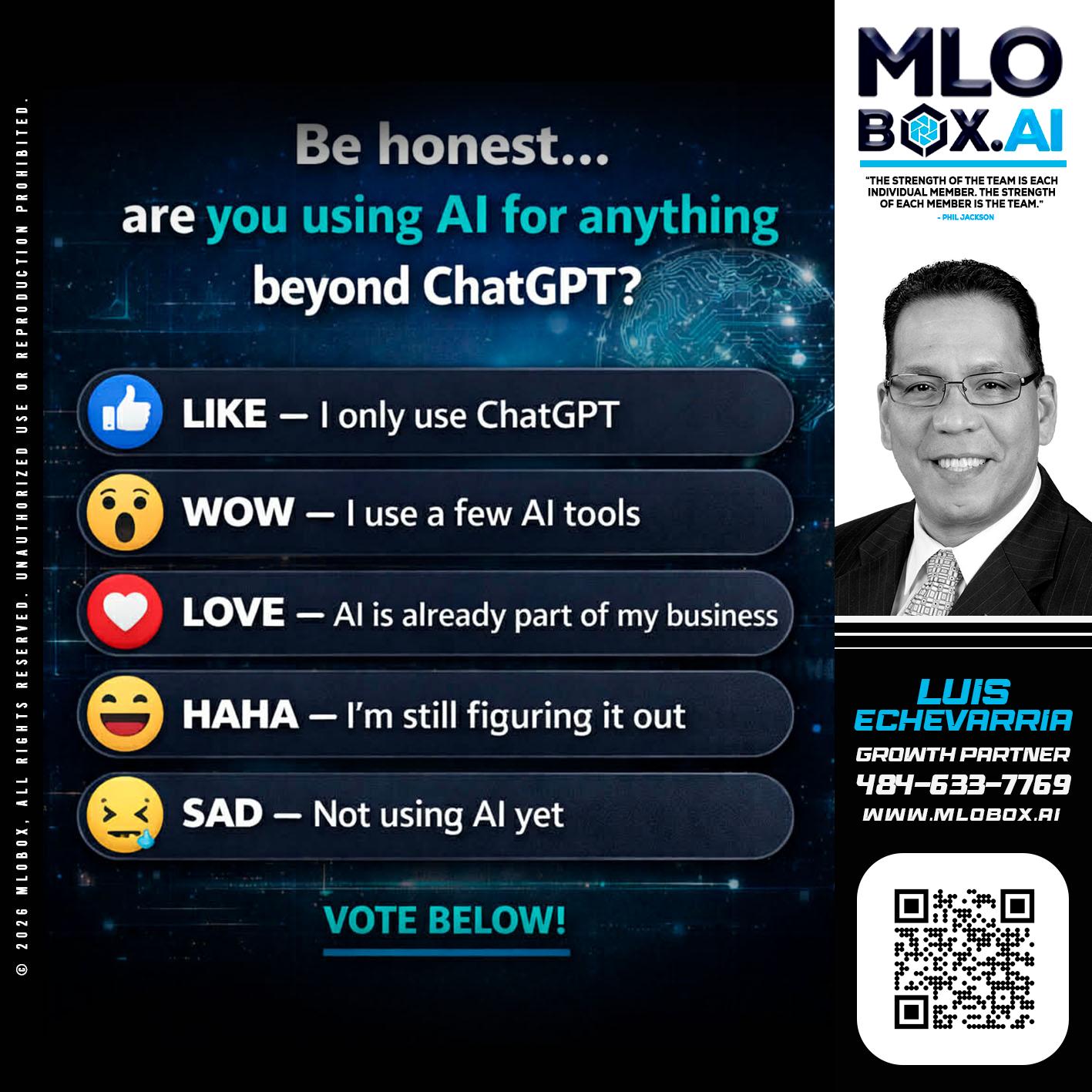 BE HONEST - Luis Echevarria -Broker/Senior Mortgage Advisor