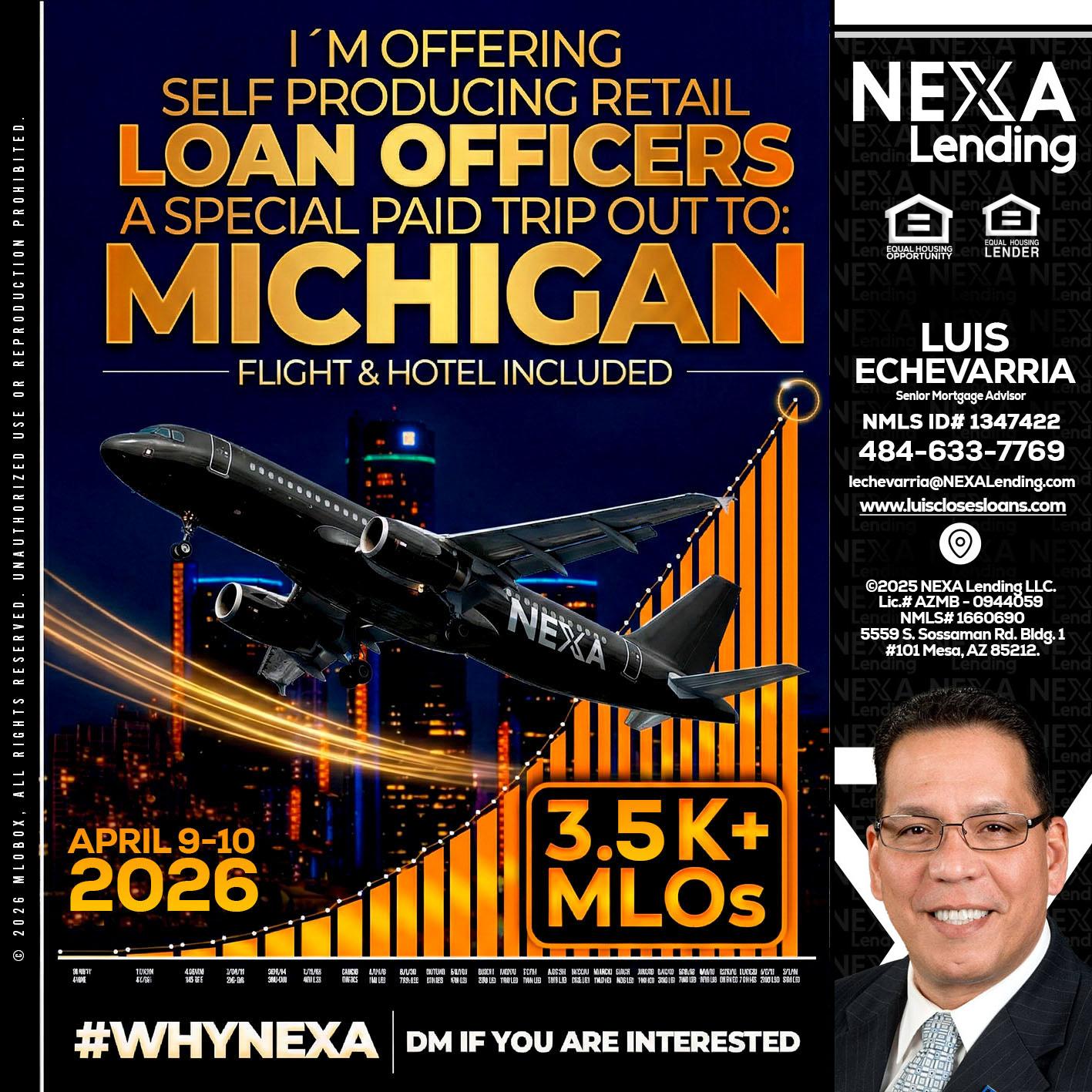 3.5K - Luis Echevarria -Broker/Senior Mortgage Advisor