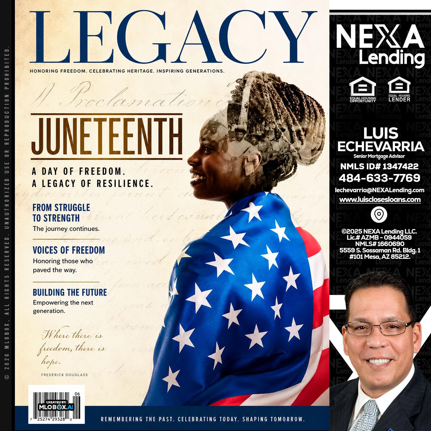 LEGACY - Luis Echevarria -Broker/Senior Mortgage Advisor