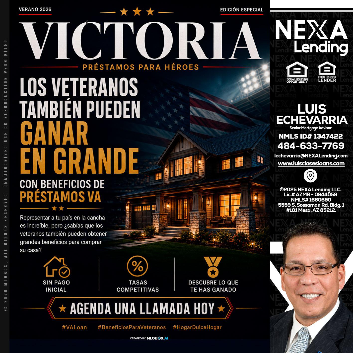VICTORIA - Luis Echevarria -Broker/Senior Mortgage Advisor