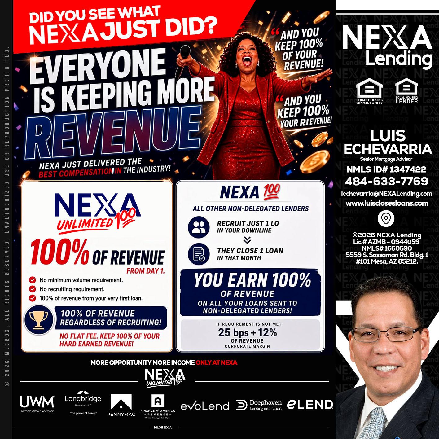EVERYONE IS KEEPING - Luis Echevarria -Broker/Senior Mortgage Advisor