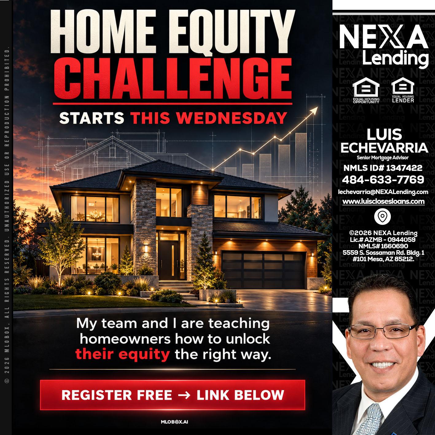 HOME EQUITY - Luis Echevarria -Broker/Senior Mortgage Advisor